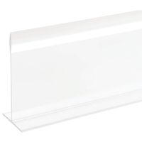 Shelf Divider Case Divider T Shape Clear Acrylic - 36" L x 5" H