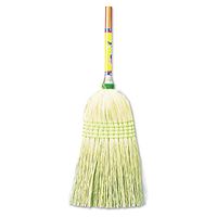 Boardwalk 926CCT Parlor Broom, Corn Fiber Bristles, 55-Inch Wood Handle, Natural, 12/Carton