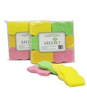 Cleaning Sponges Bulk Sponges, 24 Pack+ 2 Free Heavy Duty Scouring Pads, Sponges Bathroom Sponge Kitchen,Cleaning Handy Sponge Pad 100% Natural Cellulose for Kitchen Sponges Non Scratch (Normal)