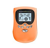 8 Modes Best tens EMS nmes Unit Machines Electric Electron Electronic Pulse Back Neck Legs Massagers Handheld for Back Neck Shoulder Knee Pain tmj Replacement Pads HealthmateForever PM8IS (Orange)