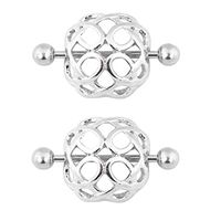 Vogue Jewelry Surgical Steel Nest Nipple Shields Bar Navel Ring Body Piercing FO Beauty For gift Womans Party Accessory Accessories | 1pc OR 1pair - 1pair