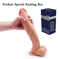 jiayang 12 in PVC Super Soft Simulated Shaking Shaft Action Stick Women -1 -ERWBWT-Y YU