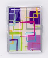 Classic Pucci Print Compact (9 100s) Metal-Plated Cigarette Case & Stash Box