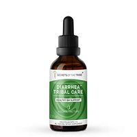 Diarrhea Tribal Care Tincture Alcohol Extract, Organic Herbs BlackBerry Rubus Fruticosus, Chamomile Matricaria Recutita, Goldenseal Hydrastis Canadensis Healthy Digestion 2 oz