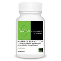 Davinci Laboratories Nature's Transition Dietary Supplement Support Healthy Hormone Balance During Menopause, 60 Capsules