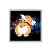 Contact Lens Box Holder Container Case Storage Eyecare Kit -Corgi Butt