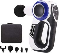 2019 New REATHLETE Percussive Therapy Device – Massage Gun for Athletes – Handheld, Wireless Deep Tissue Massage – Ideal for Back, Shoulder, Arms, Glutes, Calf's - Full Body Vibrating Pain Relief