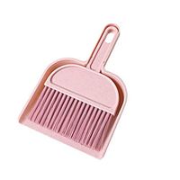 Hankyky Mini Cleaning Broom And Dustpan Set For Table, Desk, Countertop, Computer Keyboard, Car, Pets House Cleaning