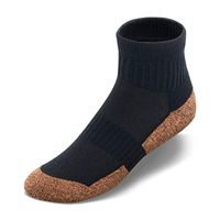 Apex Copper Cloud Socks 3-pack - Ankle Black - S: Women's 7.5-9 / Men's 6.5-8