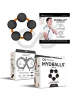 Foam Trigger Point Massage Balls by MyoBalls | Tennis and Golf Elbow, Forearm Release, Trigger Point Therapy, Knee Relief - Pro 5