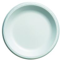 Genpak LAM10 Elite Laminated Foam Plates, 10 1/4" Dia, White, Round, Pack of 125 (Case of 4 Packs)