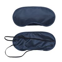 Kanzd New Pure Silk Sleep Eye Mask Padded Shade Cover Travel Relax Aid (H)
