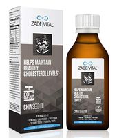 Zade Vital Chia Seed Oil, Helps Maintain Healthy Cholesterol Levels, Dietary Supplement, 3.38 FL OZ (100ML) Liquid, 100% Cold Press, Non GMO, Kosher, Halal, GMP, Vegan