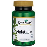 Swanson Melatonin 1 Milligrams 120 Capsules
