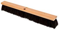 PFERD 89215 Fine Sweeping Broom with Lacquered Hardwood Block, 24" Block Length, 3" Trim Length