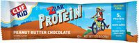 CLIF KID ZBAR - Protein Granola Bars - Peanut Butter Chocolate Flavor (1.27 Ounce Gluten Free Bars, Lunch Box Snacks, 5 count)