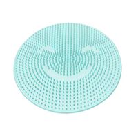 Shower Foot Massager Scrubber Non Slip Shower Foot Cleaner Improves Foot Circulation Remove Foot Dead Skin and Reduces Foot Pain Home Travelling Use (Blue)