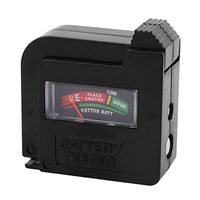 Aexit Black Universal Household Batteries Battery Tester AA AAA C D 9V Button Cell Checker AAA Volt Tester