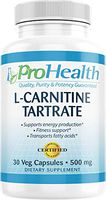 ProHealth L-Carnitine Tartrate (500 mg, 30 Veg Capsules)