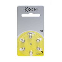 Rayovac Mercury Free Xcell Size 10 Hearing Aid Batteries (60 Pcs) + Keychain