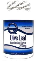 Olive Leaf Standardized Extract 250mg 200 Capsules ^GLS