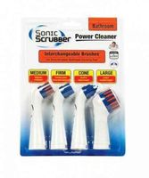 SonicScrubber Bathroom Interchangeable Brush Heads SonicScrubbers, LLC