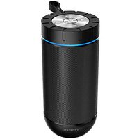 INSMY Portable Wireless Outdoor Bluetooth Speaker IPX5 Waterproof Dual 10W Drivers with 30 Hours Playtime, Enhanced Bass, 360 Surround Sound, Water Resistant for Beach, Shower & Home (Black)