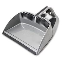Libman Commercial 2126 Step-On Dust Pan, Polypropylene, 16" Wide, Gray and Black (Pack of 4)