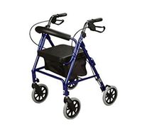 ZCHMT25BLEA - Rollator, Soft Seat, Blue