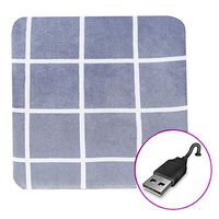 Luckycyc New Heating Cushion USB 45X45cm Removable and Washable Heating Pad Warm Pad Office Heating Cushion Electric Heating Blanket Cushion Washable Convenient