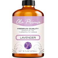 Ola Prima 16oz - Premium Quality Lavender Essential Oil (16 Ounce Bottle) Therapeutic Grade Lavender Oil