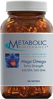 Metabolic Maintenance Mega Omega - 430 Milligrams EPA + 215 Milligrams DHA, Superior Fish Oil for Heart, Brain + Joint Support (100 Softgels)
