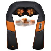 Millenti Back Neck Shoulder Massager - Bonus Magnetic Copper Bracelets For Men, Gift For Mom - With Heat Node Electric Shiatsu Shoulder Massagers For Home Spa Therapy, Office, Travel, Car