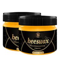 RSLG Wood Seasoning Beeswax Complete Solution Furniture Care Beeswax Home Cleaning Wood Polish and Conditioner Home Cleaning-Wax 80g
