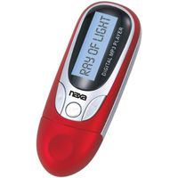 NAXNM105RD - NAXA NM105RD 4GB MP3 Player with FM Radio (Red)