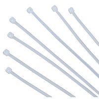 Tripp Lite P352-07N-100 7.5in Nylon Cable Ties Cable Management 40lbs Strength 100-pack 100pc 7.5 inch - Cable tie - 7.5 in - gray (pack of 100 )
