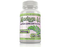 WiseLifeNaturals Moringa Capsules: 4X Potency Pure Leaf Extract Moringa Powder Super Food Green Powder, Complete Green Superfood Powder Wellness Formula Capsules Vegan Whole Foods Vitamins Iron Pills