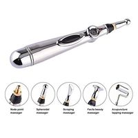 ZNXY Acupuncture Pen Electric Meridians Laser Acupuncture Machine Energy Acupuncture Pen with 5 Massage Head Function Energy Pain Therapy Relief