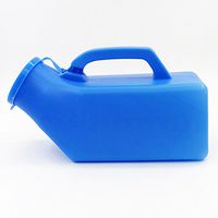 Dasiter 1000ML Urine Bottle for Male Urine Corrector with Cover Mobile Urinal System Pee Bottle