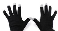 DURAGADGET Medium Black Touch Screen Gloves - Compatible with Haier Pad Maxi 10.1-Inch | Mini 8-Inch | Mini 7-Inch/I-Onik TP7-1000DC | TP7-1200QC | TP785-12000C & TP8-1500DC