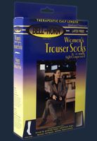 Women's Trouser Socks Graduated Compression 15-20 mmHg Calf Length (XL (11-13), Sand)