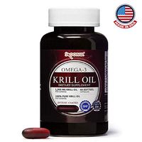 Spoonful Antarctic Krill Oil 1000mg 60 Softgels, Burpless Enteric Coated Capsules, Omega-3 DHA EPA Astaxanthin and Essential Phospholipids, Made in USA
