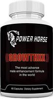 Starke Nutrition GROWTHXX Male Enhancement Formula - Natural Energy Booster Supplement for Men - Increases Drive, Energy & Stamina for Longer Performance - Boosts Testosterone Levels - 60 Capsules