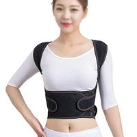 XBBC Back Support Posture Orthosis, Adjustable Elastic Shoulder Strap for Men and Women to Provide Lumbar Support - Improve Posture and Relieve Pain for Lower Back and Upper Back (Size : L)