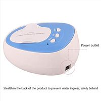 RYZRYZ Portable Mini Professional Digital Ultrasonic Contact Lens Cleaner 7W 46KHz Cleaning Gadget Machine Daily Care,Blue