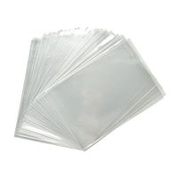 100x Clear Flat Cello/Cellophane Treat Bag 2x4 inch (1.2mil) Gift Basket Supplies