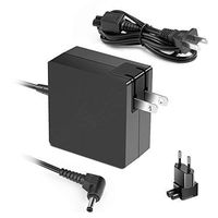 HKY 19V 65W Replacement Power Adapter Charger for Asus Q302 Q302L Q302LA Q302U Q302UA Q303 Q303U Q303UA Q304 Q304U Q304UA Q504 Q504U Q504UA Q503 Q503U Q503UA Q200 Q200E Q553U Laptop with Extra EU Plug
