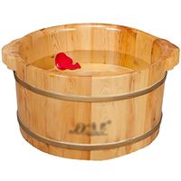 Foot Bath Barrel Children's Foot Bath for Foot Massage, SPA Household Foot Tub No Lid (Color : Beige, Size : 363618cm)