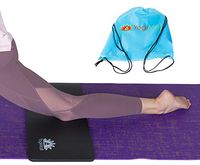 YogiMall Yoga Blocks Set of 2 & Yoga Strap OR Yoga Knee Pad, Block and Carry Bag 3-in-1 Set. Eco-Friendly Yoga Kits to Deepen Your Poses & Improve Balance. Ideal for Yoga, Pilates & Exercise (Navy)