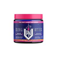 VPN Nootropic Gummies, Blood Orange - Mega Bytes - Elite Gaming Nootropic - Focus & Brain Booster Supplement - Caffeine Free - Focus Enhancer, React Quick, Eye & Vision Vitamins, Energy, 64ct